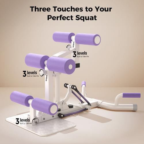 Professional Deep Squat Exercise Machine, Adjustable Glutes Trainer for Home Gym, Fitness Equipment for Lower Body Workouts - image 7