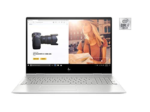 HP Envy x360 15.6" FHD IPS Touch-Screen Premium 2-in-1 Laptop | 10th Gen Intel Quad-Core i7-10510U up to 4.9GHz | 32GB RAM | 1024GB SSD | Backlit Keyboard | Fingerprint Reader | Windows 10 2