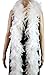 60 Gram, 2 Yards Long Chandelle Feather Boa 16 Colors, Great for Party, Wedding, Halloween Costume, Christmas Tree, Decoration (White)