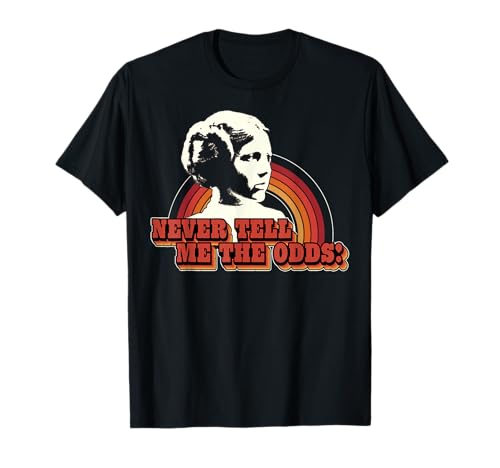 T-shirt Star Wars Leia Retro Odds Poster pour revivre la saga originale