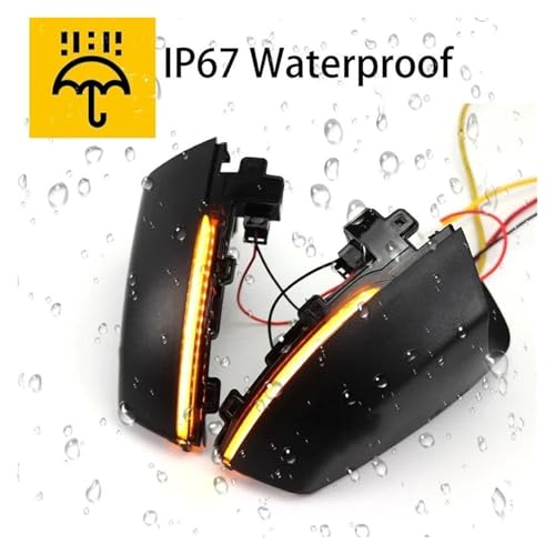 Clignotant dynamique LED Polo 6R 6C rétroviseur séquentiel - 3