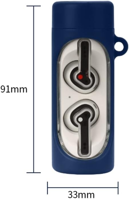 Miniatura 5 de Funda de silicona para nada, suave al tacto, a prueba de golpes, funda protectora Bluetooth para correr, ciclismo, pesca y esquí, funda