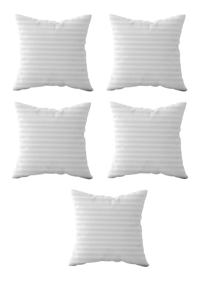 9villa Cushions | Cushion for Sofa,Bed,Cushion | White Decorative Cushion Set of 5 (16x16 inch) (B0D9HK12LR) Amazon Price History, Amazon Price Tracker