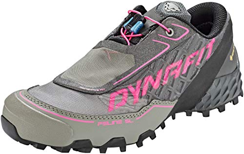 DYNAFIT Damen Feline SL W GTX Laufschuhe, Carbon/Flamingo, 40 EU