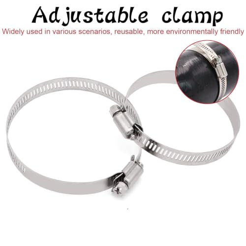 Image of 45 Degree 2-1 /2 to 3 inch(63-76mm) Silicone Reducer Coupler Hose, 4-Ply Reinforced Wall Thickness 5mm, Length 4inch(102mm) with 2PCS Clamps for Turbo /Intercooler /Intake /Exhaust Piping