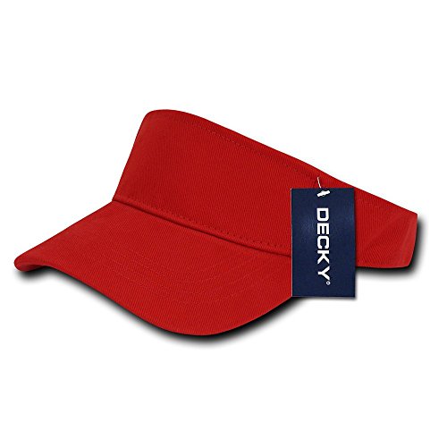 DECKY Sports Visor, Red- Buy Online in 