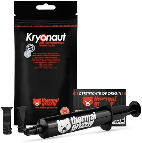 Thermal Grizzly Kryonaut - 37 Gram/10 ml - Extremely High Performance