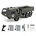 Produktbild QIYHBVR RC Militär-LKW 6x6 Straßenferngesteuertes Auto Vollproportionale Drosselklappe Ferngesteuerter LKW 4WD All Terrain Rock Army Transportfahrzeug Spielzeugfahrzeug Für Kinder Kinder Jungen