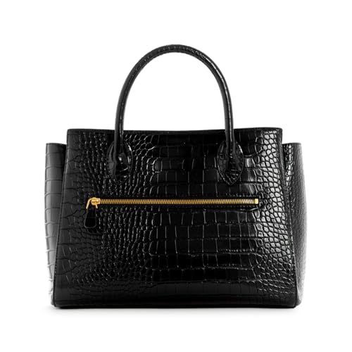 Image of Guess Women's Croc-Textured Handheld Bag| Ladies Purse Handbags | Gift For Ladies