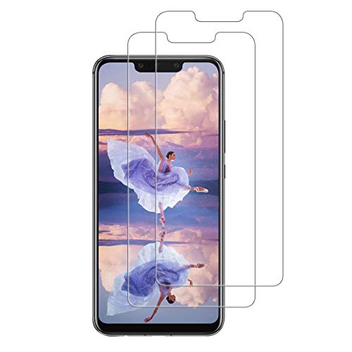 XSWO Cristal Templado Mate 20 Lite [2 Unidades], Protector Pantalla Huawei Mate 20 Lite Vidrio Templado,[Fácil Instalar] [Anti Huella Digital] [Anti Arañazos] [Sin Burbujas] [Funda Compatible]
