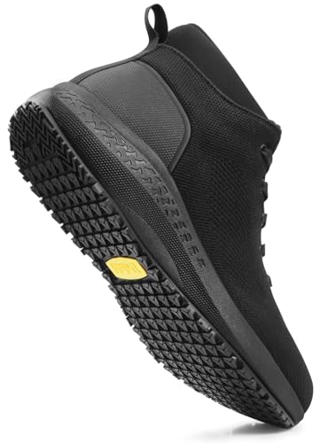 Men's Non Slip Work Boots Slip Resistant Chef Shoes for Food Service Kitchen Restaurant Working Ankle Boot Casual Outdoor Walking Booties Waterproof2