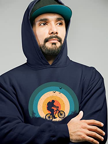 Sweat à capuche vélo homme XXXL ample pour stopper le vent en pull OM3