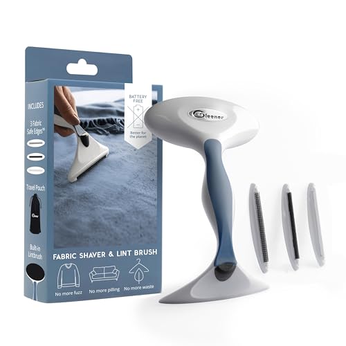 GLEENER BatteryFree Fabric Shaver & Lint Brush Ultimate Fuzz Remover