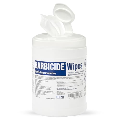 BARBICIDE Professional Disinfecting Wipes (160 Count) &ndash; 2-Minute Hospital-Grade Kill Time &ndash;...