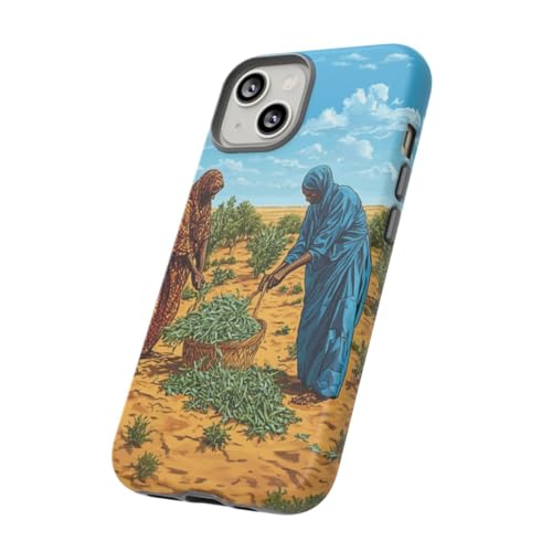 Coque rigide mate iPhone 14 bleue - Protection anti-choc et traces - 2