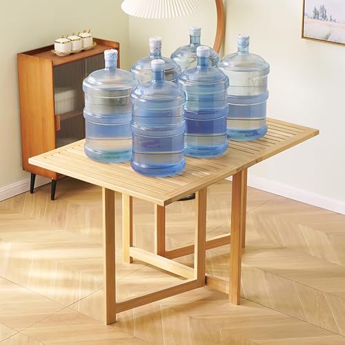 Table de cuisine extensible marron aucune installation requise - 6
