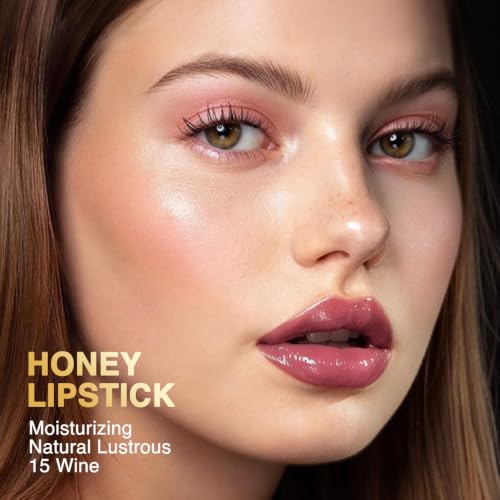 Image of evpct Wine Honey Lipstick Moisturizing Tinted Lip Balm for Older Women