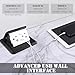 Hoolerry Pop up Floor Outlet Floor Kit Waterproof Electrical Outlet Cover Box with 4.8A USB A & Type C Charge and 20 Amp Tamper Resistant Plug Receptacle Box for Countertop Office Home(Black)
