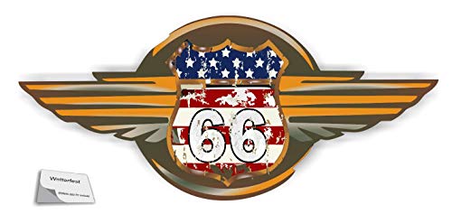 Autocollant USA Route Wings idéal pour personnaliser votre casque de moto
