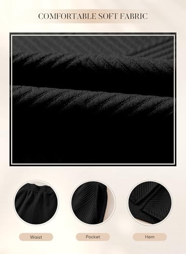 SHEWIN 2 Piece Sets for Women Collared V Neck Long Sleeve Polo Shirts Tops Lounge Set Tracksuits Sweatsuits4