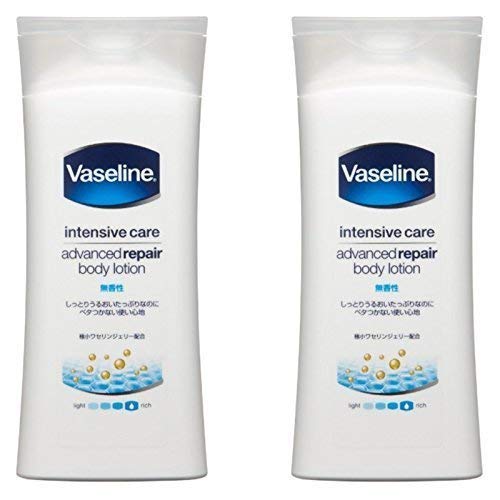 VaselineIntensive Care Advanced Repair Body Lotion Unscented 200ml (x 2)