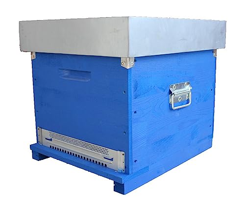 Mondo Ape Arnia Completa per Api - Arnia Cubo (Box) Verniciata Db - 10 favi - Apicoltura