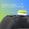 playvital Thumbs Cushion Caps Thumb Grips for ps5, for ps4, Thumbstick Grip Cover for Xbox Series X/S, Thumb Grip Caps for Xbox One, Elite Series 2, for Switch Pro - Bright Green & Robot White