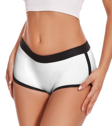 Aueyan Womens Boyshorts Panties Stretchy Boxer Briefs Novelty Lounge Sleep Shorts2