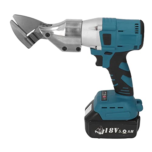 Tijeras de Metal Eléctricas Inalámbricas, Cabeza Giratoria de 360...