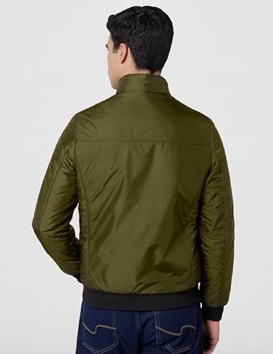 Image of Qube By Fort Collins Men's Polyester Standard Length Regular Fit Lightweight Winter Jacket - Sporty, Stylish & Warm Outerwear for Cold Weather
