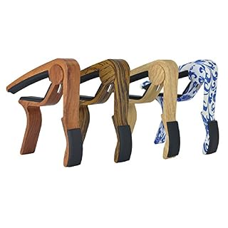 Capodastre pour guitare acoustique, capodastre en métal, grain de bois, accessoires pour guitare (B) - Les Beatles, Paul McCartney, John Lennon, RIngo Starr, George Harrison Capodastre pour guitare acoustique, capodastre en métal, grain de bois, accessoires pour guitare (B) – Image 4