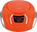 Sylvania Portable CD Boombox with AM/FM Radio (Orange)