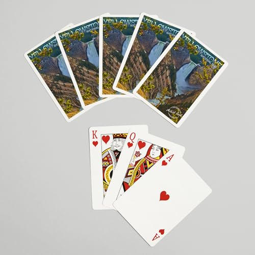 Baraja de naipes Poker Yellowstone National Park 52 cartas miniatura 7