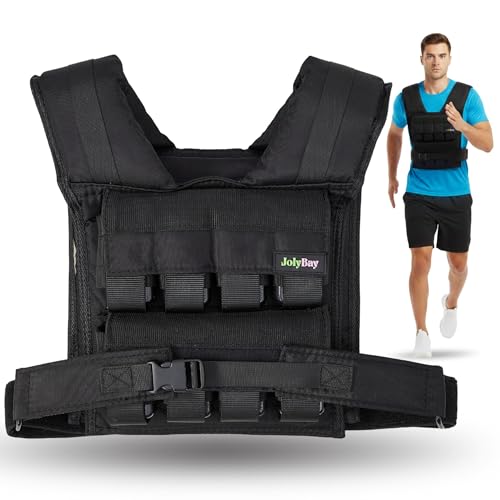 Chaleco con peso ajustable para hombre, peso de 35 libras, tela Oxford duradera, chaleco de fitness compacto para correr, cardio, crossfit, gimnasio, equilibrio central, soporte de postura y equipo de