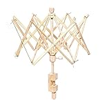 She-Lin Wooden Umbrella Knitting Umbrella 24" Swift Yarn Winder Holder, 1pcs