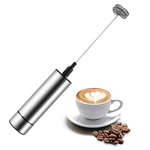 Milk Frother, JOANBETE Handheld Electric Portable Foamer and Drink Mixer, Battery Powered