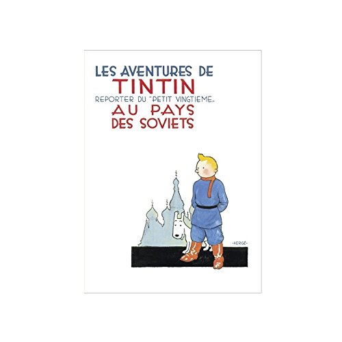 MoulinsartPostcard Tintin Album: Tintin in the Land of the Soviets 30092 (10x15cm)