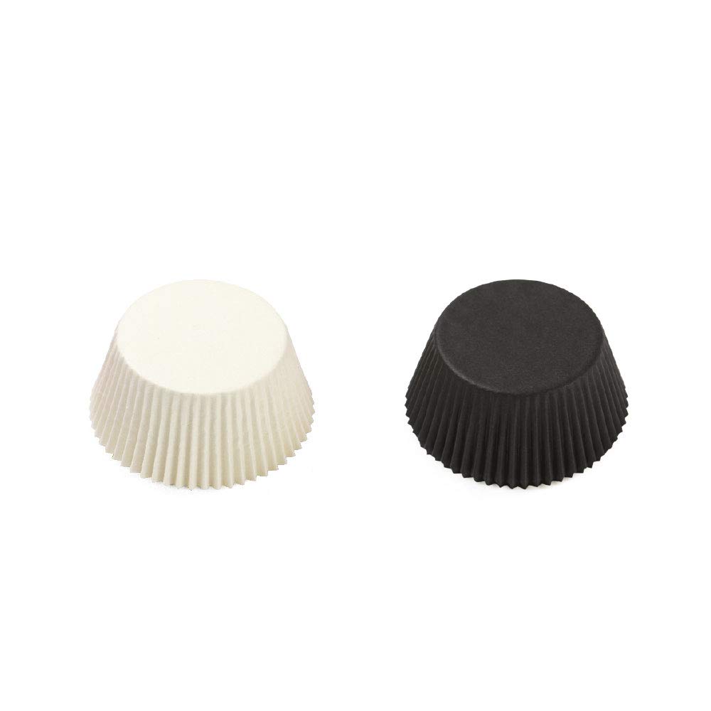 Brioche Floret Paper Baking Cups Mold - Small Size - Brown - 50 Pcs -1 3/4'' Base x 3'' Top x 1 1/4'' High