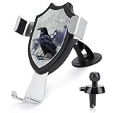NTVOWPZO Magnetic Car Phone Holder Crow on The Ground Phone Stand for Car Universal Cell Phone Car Mount Air Vent Cell Phone Auto Mount for All Smartphones Dashboard Windshield Phone Mount