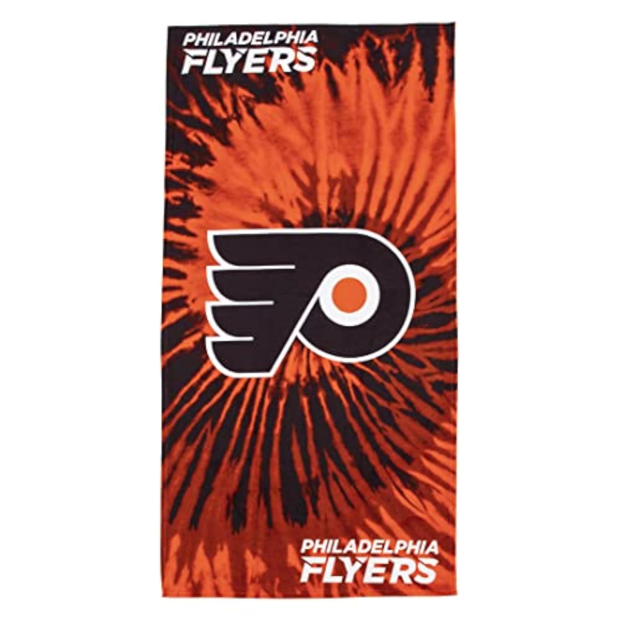 NHL Philadelphia Flyers Beach Towel, Psychedelic