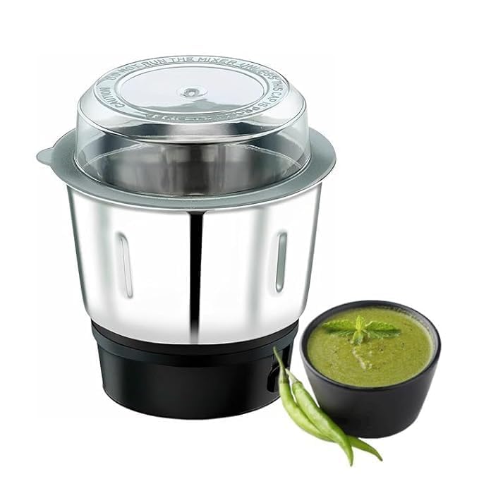 Image of XIVY Mixer Grinder Chutney Jar Suitable for All mixer Grinder | SS (Metal Coupler 400 ML)