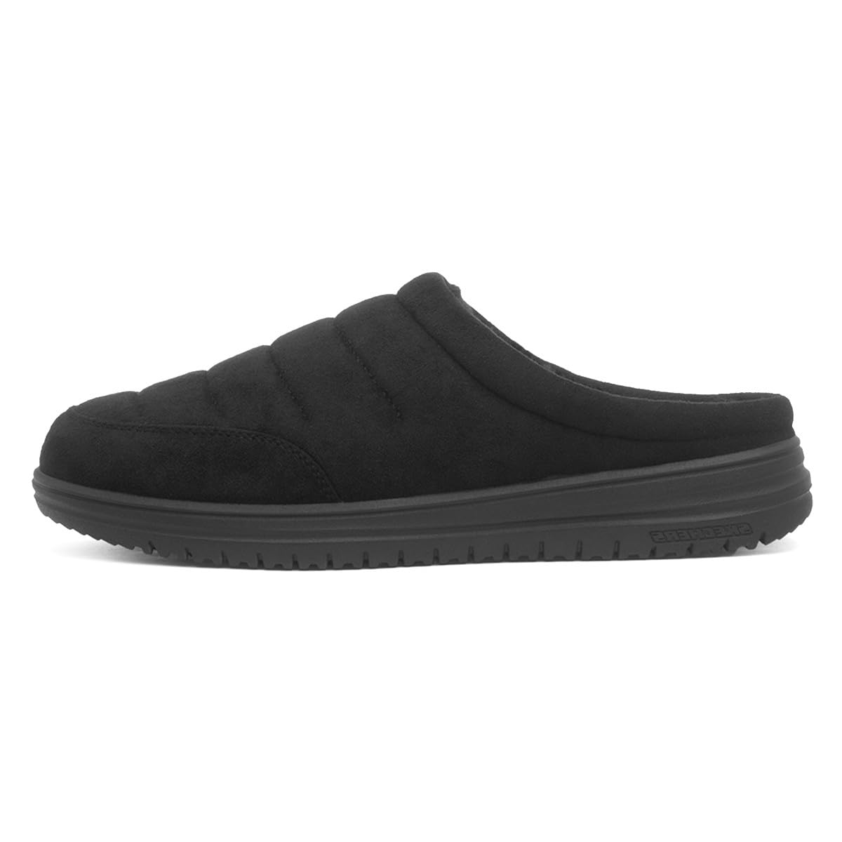 Skechers Men's Murette Garvanza Slippers, Black Microfiber, 13 UK