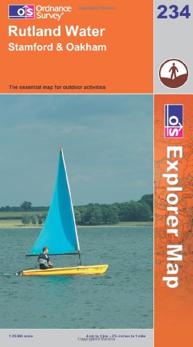 OS Explorer map 234 : Rutland Water