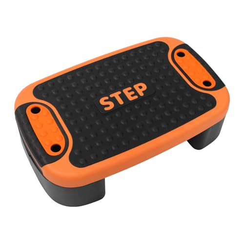 DIKEP 4-in-1 Step Up Platform, Adjustable Aerobic Balance Board, Steppers for Exerciser, Non Slip Multifunctional Stepper Platform Home Gym Workout Equipment