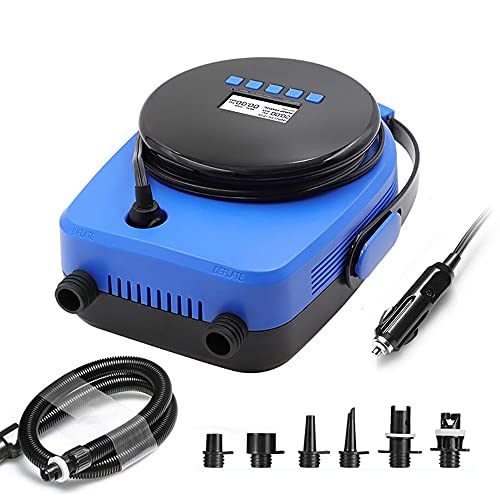 Taruor Elektrisch Sup Pumpe 0-20 PSI DC 12V Hochdruck Luftpumpe für Aufblasbares Stand Up Paddling Board Schlauchboot, Intelligente Proaktive Digitale Steuerung, Leiser Betrieb Cover