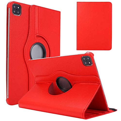 Zore Apple ile uyumlu iPad Air 11 2025 M3 Zore Dönebilen Standlı Kılıf Kırmızı