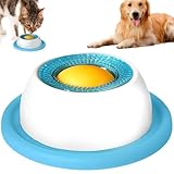 YOMOZEM Hundelickspielzeug, Leckmatte Hund, Lick Bowl Für Hunde, Schleckball Hund, Nassfutter Lick Pad Mit Saugnapfbecher, Leckspielzeug, Leckmatte mit Drehkugel für Gelangweilte Welpen Katzen