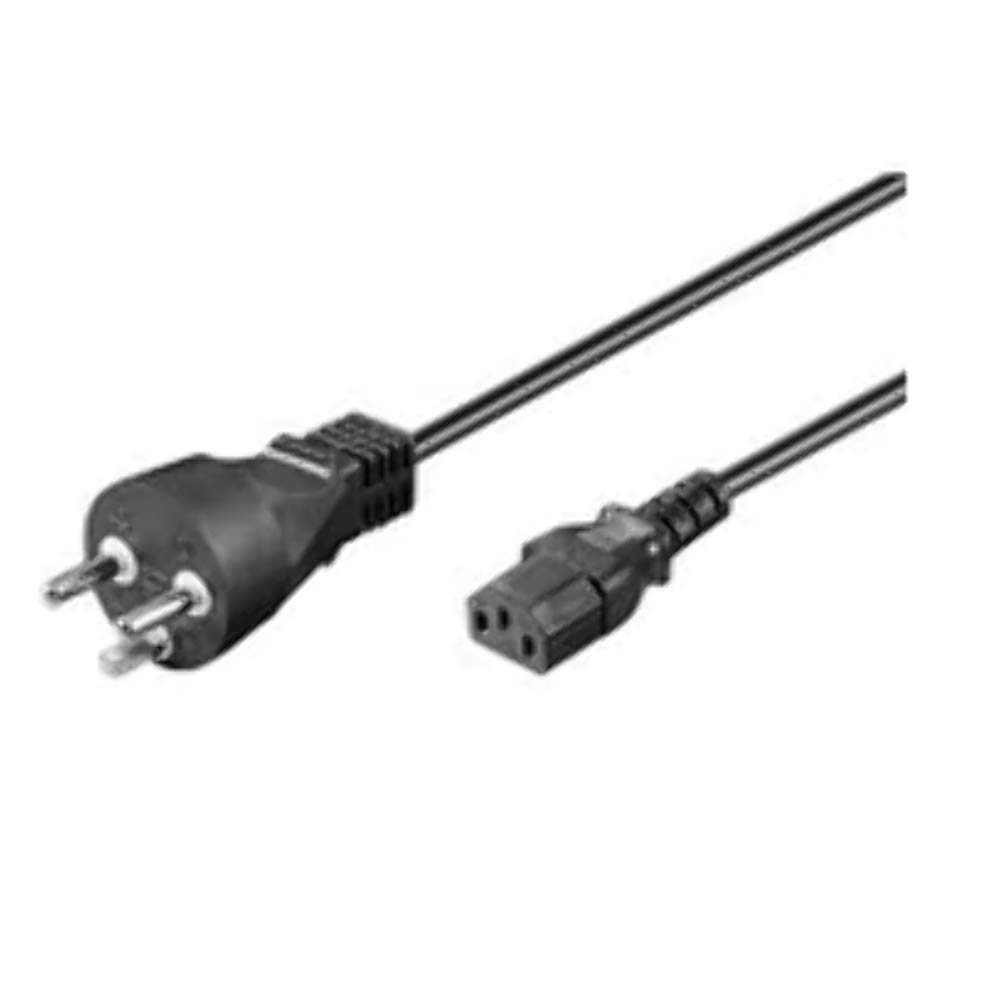 Fujitsu MicroConnect 1m IEC 320 Cable de transmisión Negro - Cables eléctricos (1 m, Male Connector/Female Connector, Negro)