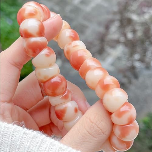 Image of Fidget Bracelet for Women Natural Bodhi Seeds Beaded Anxiety Stress Bracelets Zen Fidget Stretch Bracelets Alleviate Protection Healing Bodhi Jewelry Gifts for Women Men