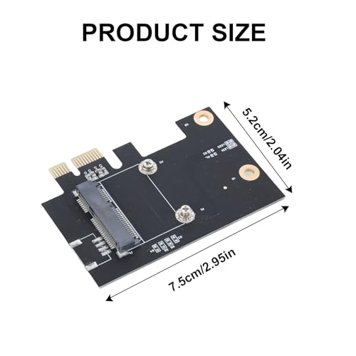 Tarjeta de red adaptadora PCIExpress para PCIE 1X Half PCIE WiFi para escritorio miniatura 3